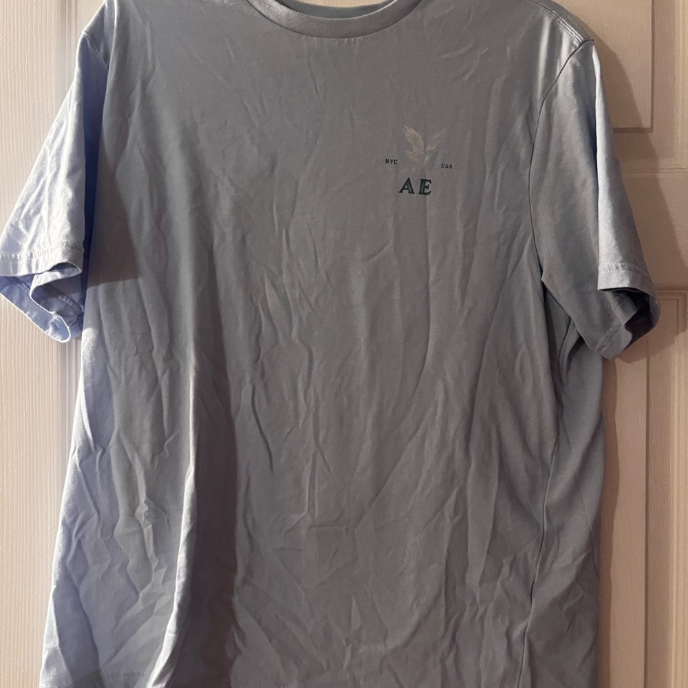 American Eagle Outfitters Light Blue Short Sleeve Tee